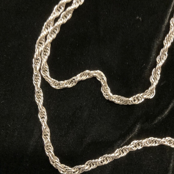 Nordstrom Thick RopeChain Silver-Tone Necklace NWT - Picture 7 of 7